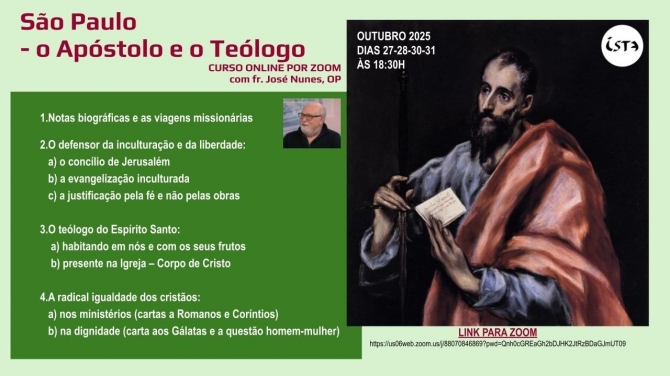 Curso Teológico Sobre São Paulo - ISTA - Instituto S. Tomás de Aquino