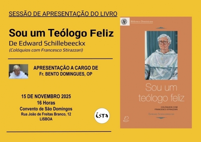 Apresentação de Livro de Edward Schillebeeckx - ISTA - Instituto S. Tomás de Aquino